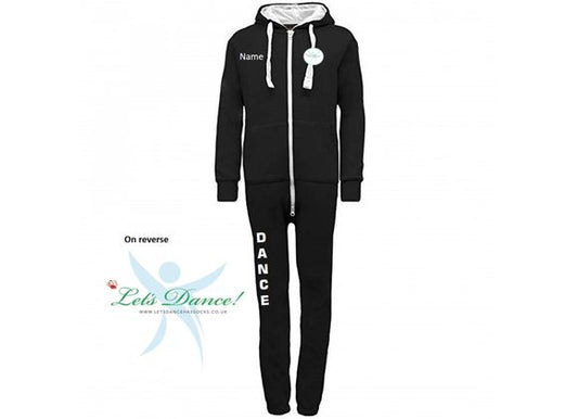 Lets Dance Onesie Adult Black