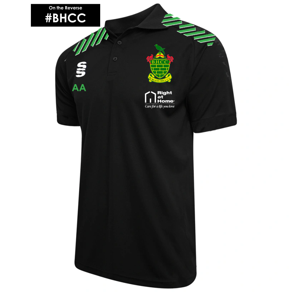 Burgess Hill Cricket Club Polo Shirt Adults (Dual)