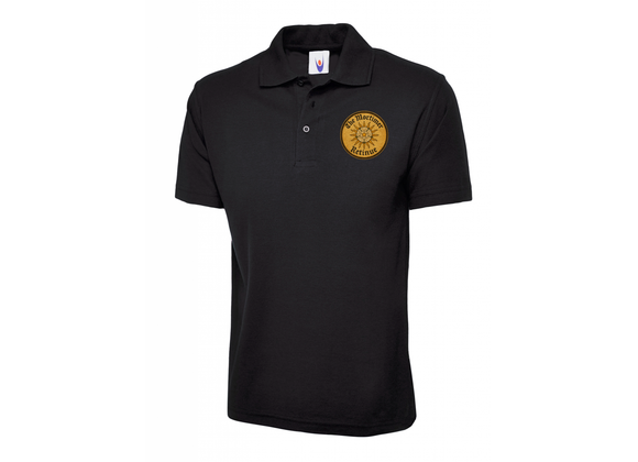 The Mortimer Retinue  Polo Shirt Black Adults (UC)