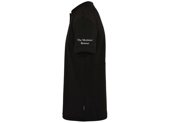 The Mortimer Retinue  Polo Shirt Black Adults (UC)