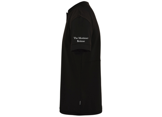 The Mortimer Retinue  Polo Shirt Black Adults (UC)