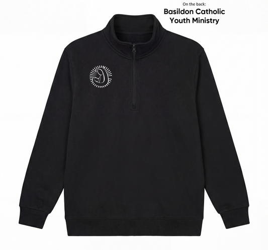 Our Lady and All Saints Youth Staff 1/4 Zip Black (UC)