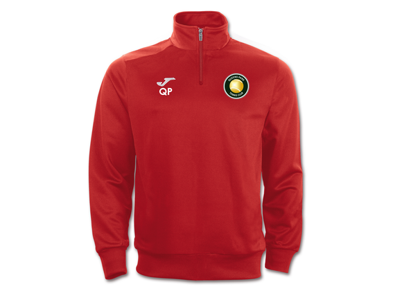Queens Park Tennis Coaches 1/4 Zip Red Adult (Faraon)
