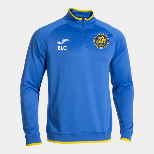 Beacon Swimming Club 1/4 Zip Royal/Yellow Junior (Premium)