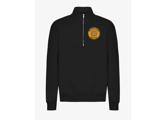The Mortimer Retinue 1/4 Zip Black Adults (UC)