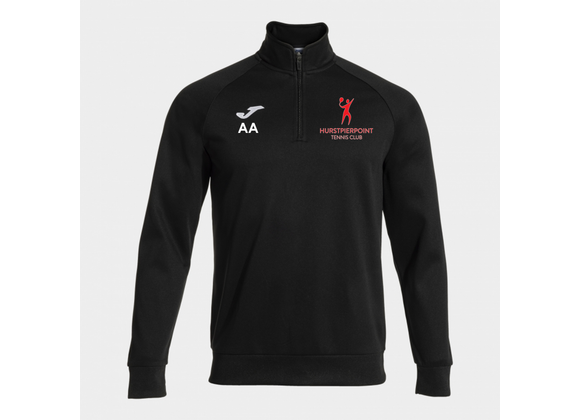 Hurstpierpoint Tennis Club 1/4 Zip Black Adult (Faraon)
