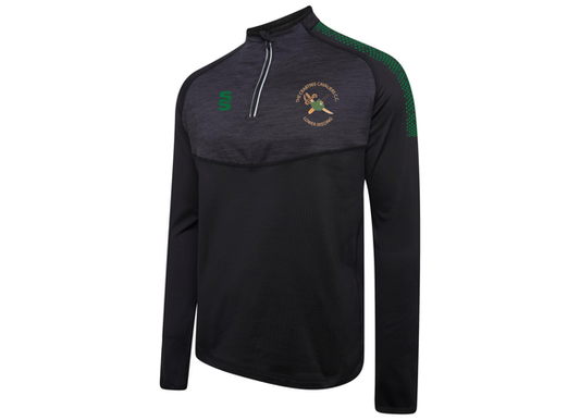Crabtree Cavaliers CC 1/4 Zip Black (Dual)