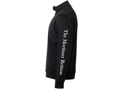 The Mortimer Retinue 1/4 Zip Black Adults (UC)