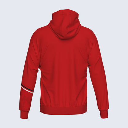 Errea Eber Zip Hoodie Red Junior