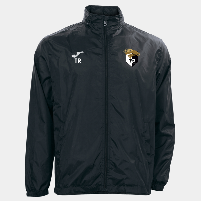 Telscombe Raiders FC Coaches Shower Jacket Black Adult (Rain)