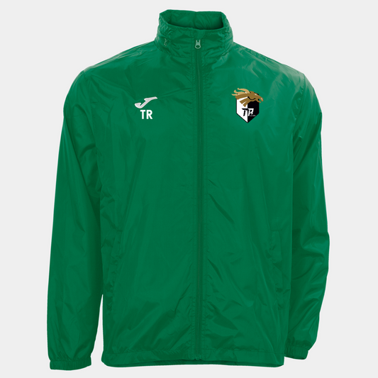 Telscombe Raiders FC Players Shower Jacket Green Adult (Rain)