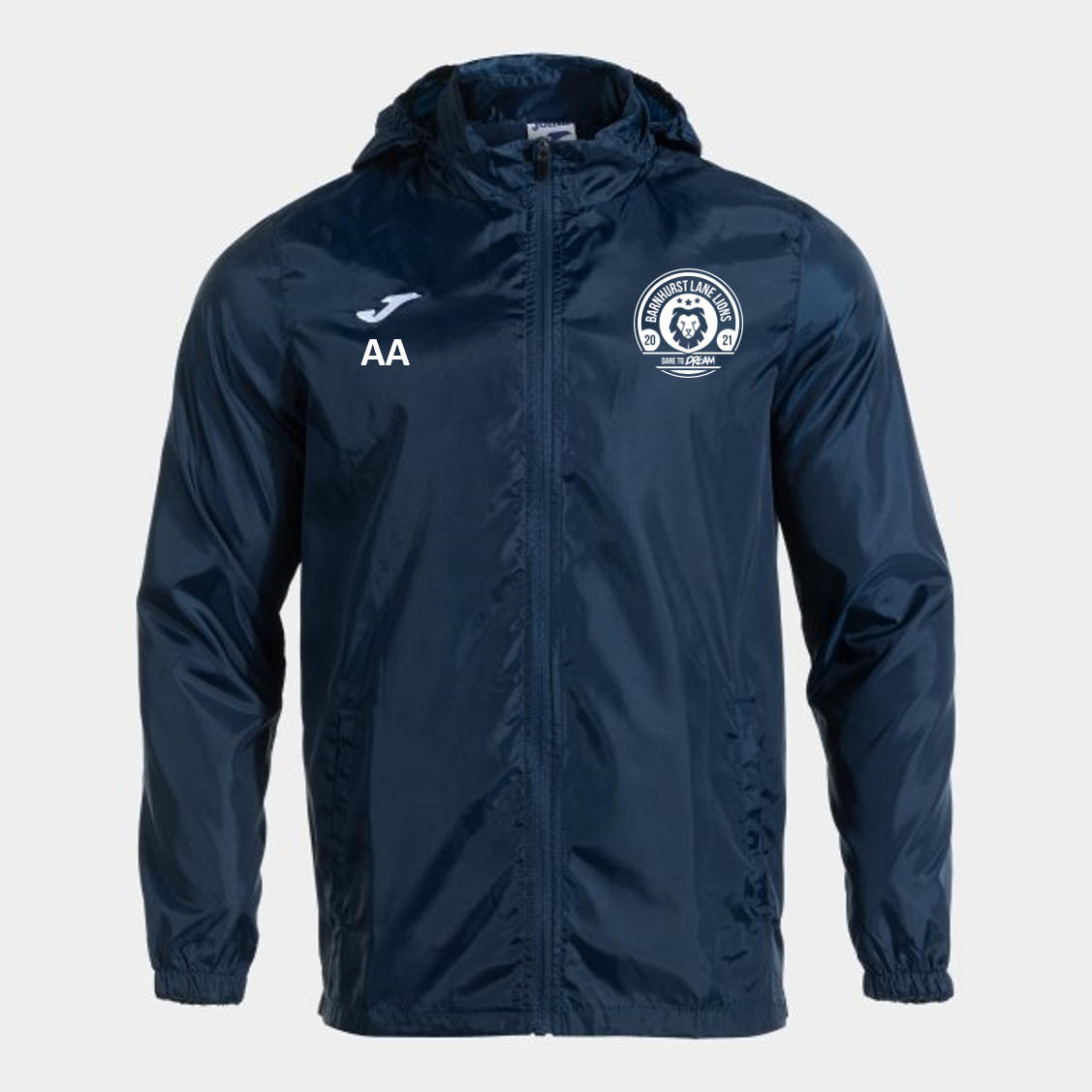 Barnhurst Lane Lions FC Rain Jacket Adult Navy (Rain)