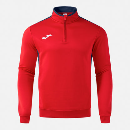 Joma Winner 4 1/4 Zip Red Navy Junior