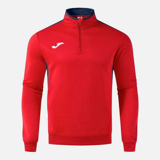 Joma Winner 4 1/4 Zip Red Navy Junior