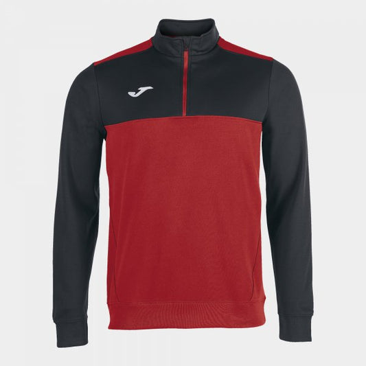 Joma Winner 1/4 Zip Red Black Junior