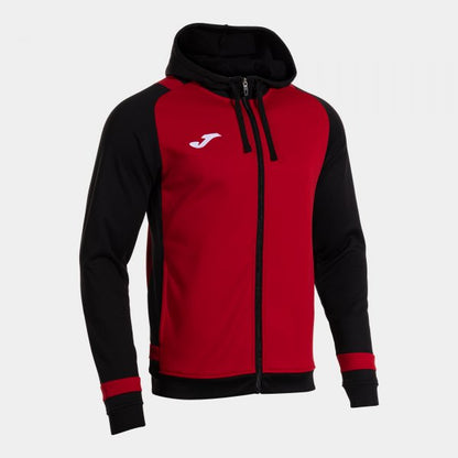 Joma Lider Hoodie Red Black Junior