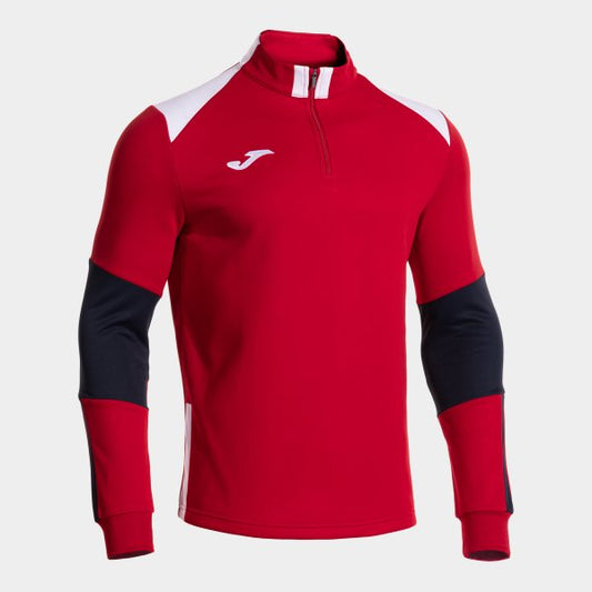 Joma Danubio 4 1/4 Zip Red Navy Junior