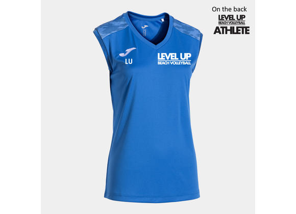 Level Up Beach Volleyball Athletes Sleeveless Royal Blue (C8)