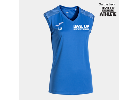 Level Up Beach Volleyball Athletes Sleeveless Royal Blue (C8)