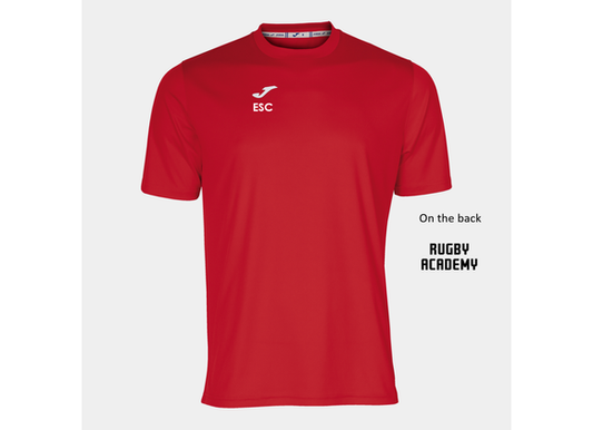 East Sussex College Lewes RUGBY Tee Red (Combi)