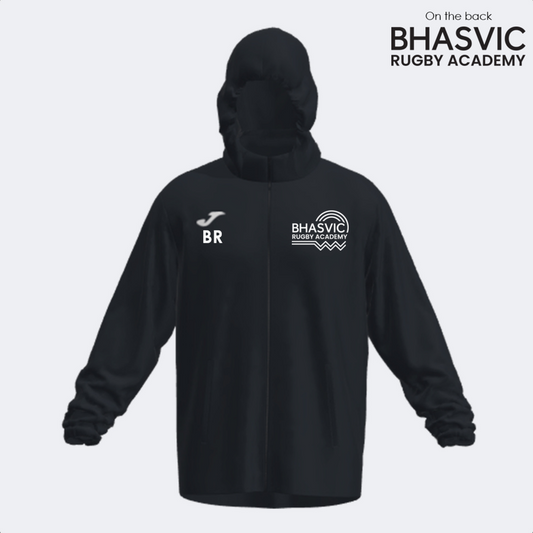 BHASVIC RUGBY Shower Jacket Black (Rain)