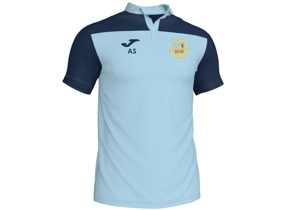 Adastra Stoolball Cotton Polo Sky/Navy (Hobby II)