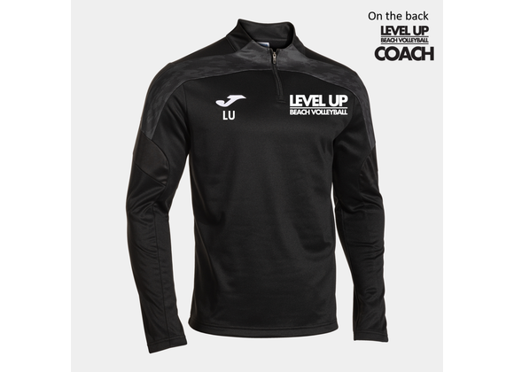 Level Up Beach Volleyball Coaches Sweatshirt Black (C8)