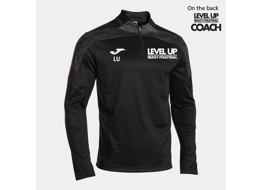Level Up Beach Volleyball Athletes Sweatshirt Black (C8)