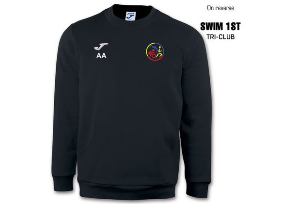 Swim 1st Triathlon Sweatshirt Black Adults (Cairo)