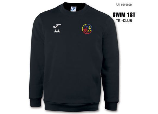 Swim 1st Triathlon Sweatshirt Black Adults (Cairo)