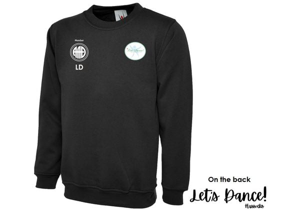 Lets Dance AAD Sweatshirt Adult Black (UC)