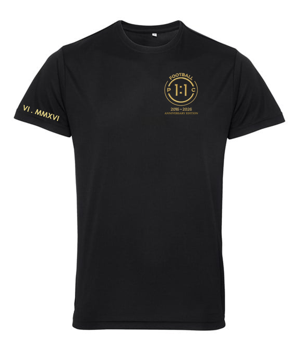 1:1 FFPC Anniversary Tee Black (TR)