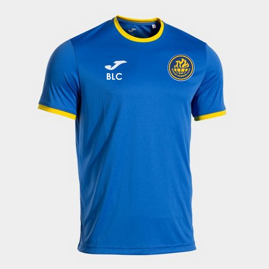 Beacon Swimming Club Tee Royal/Yellow Adult (Premium)