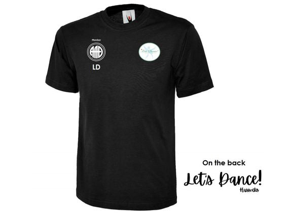 Lets Dance AAD Tee Adult Black (UC)