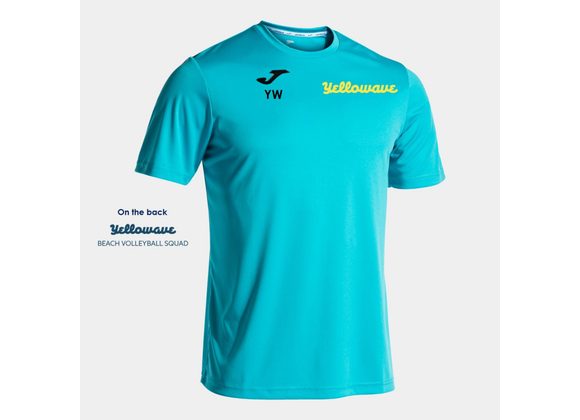 Yellowave Beach Volleyball Squad Tee Turq Adult (Combi)