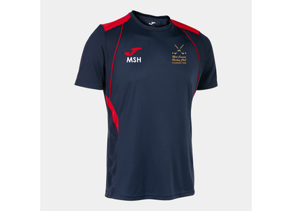 Mid Sussex Hockey Shirt Junior Navy/Red (C7)
