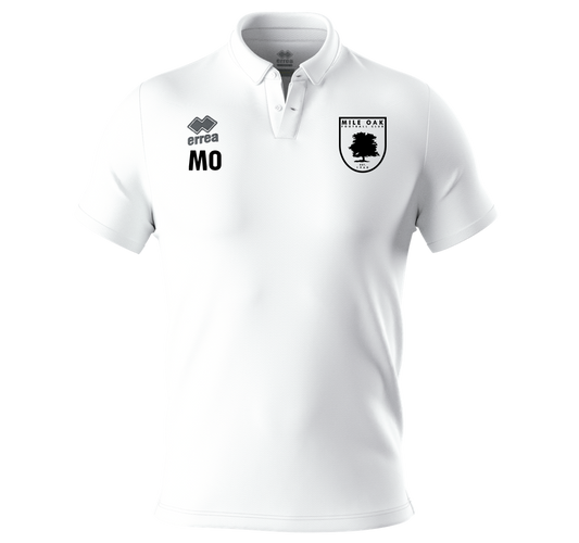 Mile Oak FC Polo Shirt Adults White (Alex)