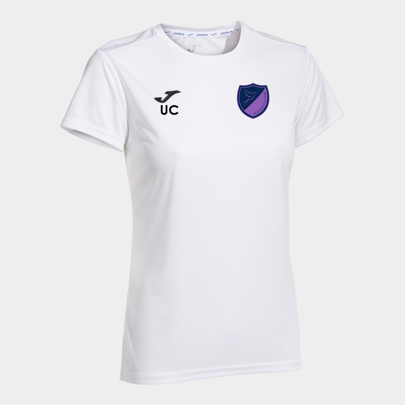 Uckfield College Tee Womens Fit White (Combi)