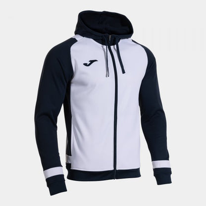 Joma Lider Hoodie White Navy Adult