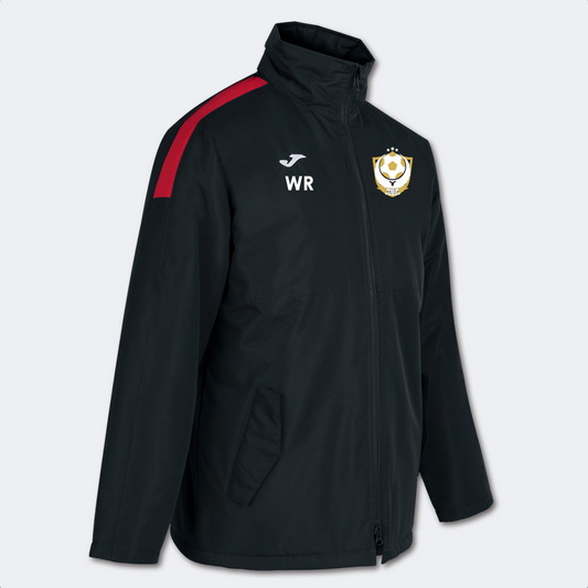 Whitehawk Rangers FC Winter Coat Black/Red (Trivor)