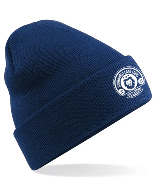 Barnhurst Lane Lions FC Winter Hat Navy