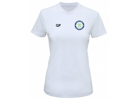 St Ann's Tennis Coaches Tee Womens White (Tri-Dri)