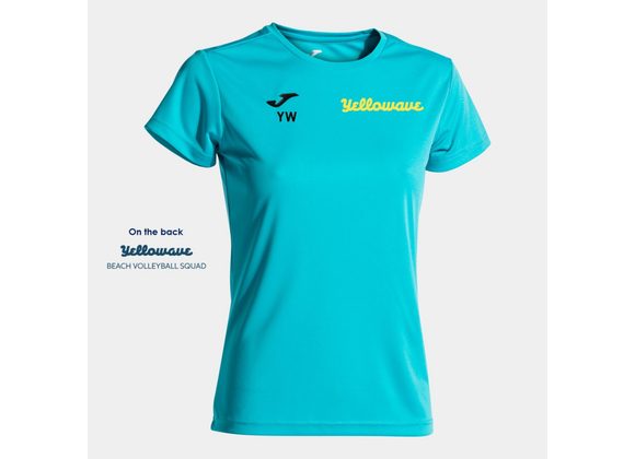 Yellowave Beach Volleyball Squad Tee Turq Womens (Combi)