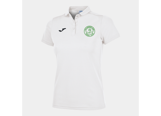 Hollingbury Park Tennis Club Polo White Womens (Hobby)
