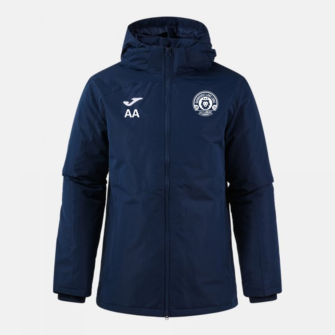 Barnhurst Lane Lions FC Winter Coat Adult Navy (Trivor)