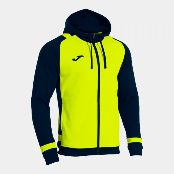 Joma Lider Hoodie Yellow Navy Junior