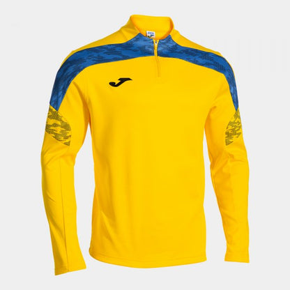 Joma Championship 8 1/4 Zip Yellow Royal Adult