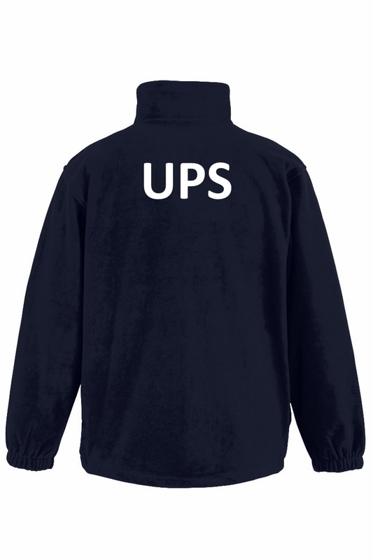 East Sussex College UPS Zip Up Fleece Navy (UC)