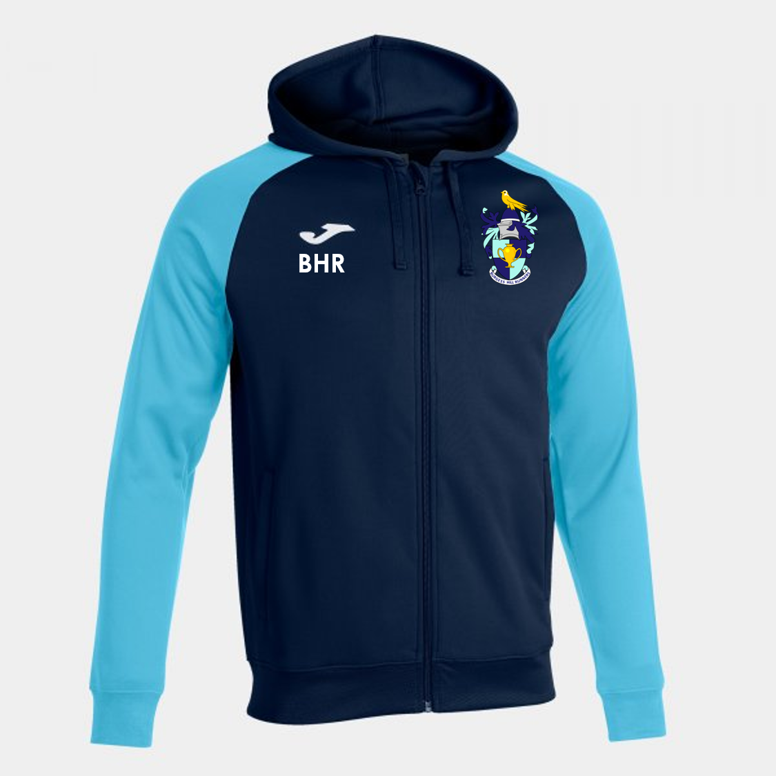 Burgess Hill Runners Jacket Navy Turquoise Adult (Academy IV)