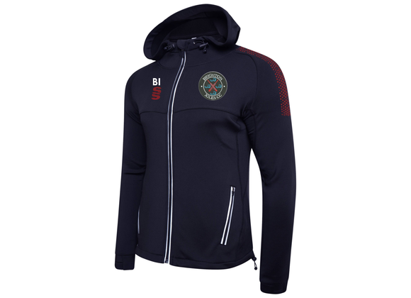 Brighton Xiles Zipped Hoody Navy/Maroon (Dual)